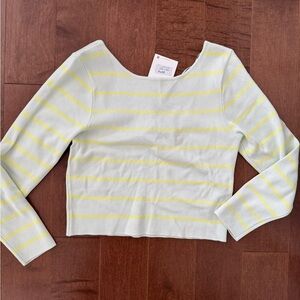 Zara crop top size L brand new with tags
